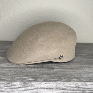 Men's Classic Wool Ivy Cap in Beige